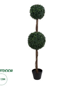 GloboStar® Artificial Garden BUXUS 20399 Τεχνητό Διακοσμητικό Φυτό Πυξός Υ120cm