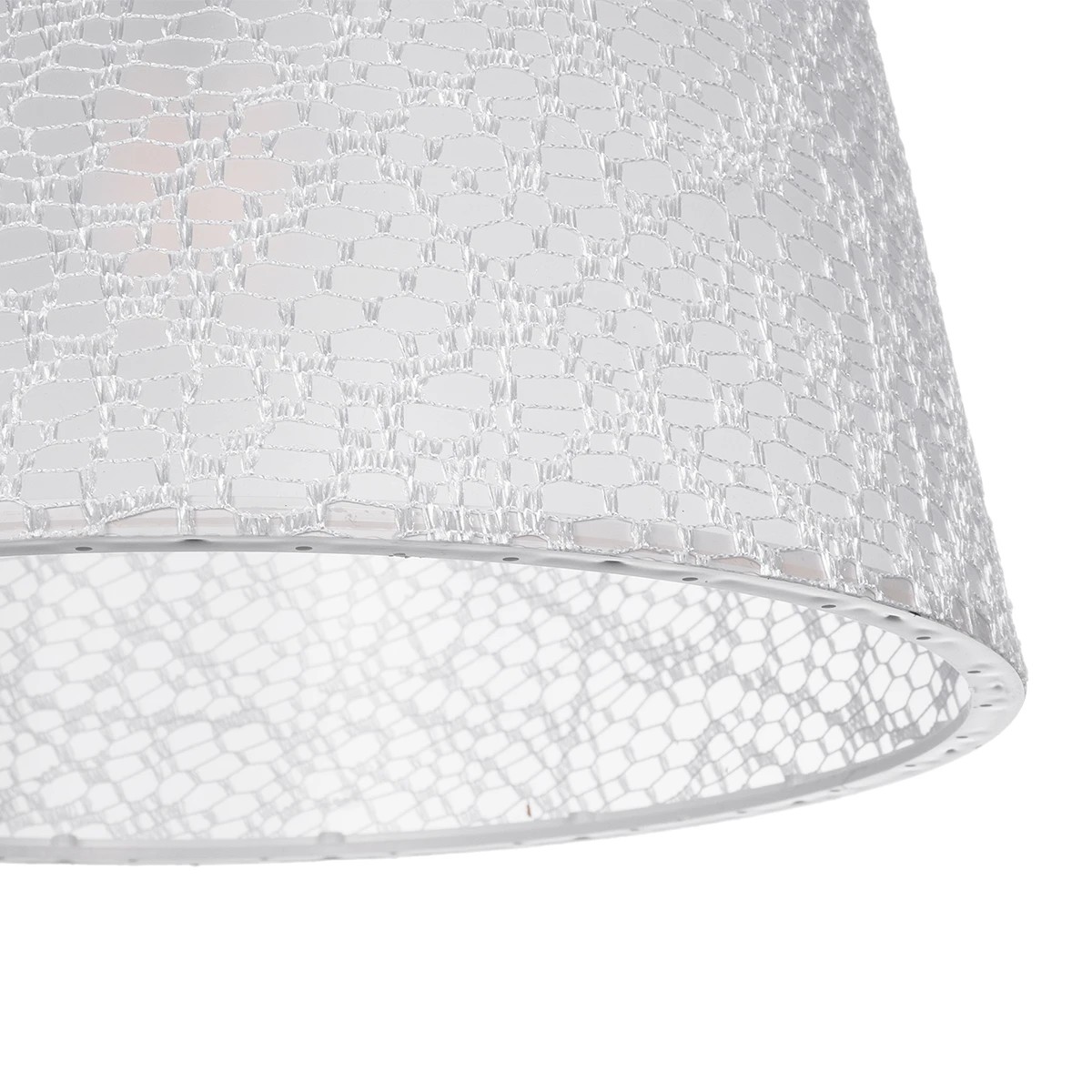 GLOBOSTAR® CONEY 203-0069 Μοντέρνο Κρεμαστό Φωτιστικό Οροφής με Ντουί 1 x E27 AC 220-240V IP20 - Λευκό - Μ26 x Π26 x Υ25cm - Image 8