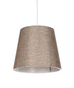 GLOBOSTAR® CONEY 203-0073 Μοντέρνο Κρεμαστό Φωτιστικό Οροφής με Ντουί 1 x E27 AC 220-240V IP20 - Καφέ - Μ26 x Π26 x Υ25cm