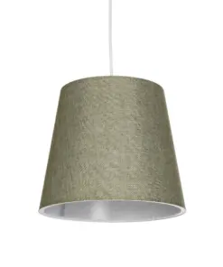 GLOBOSTAR® CONEY 203-0074 Μοντέρνο Κρεμαστό Φωτιστικό Οροφής με Ντουί 1 x E27 AC 220-240V IP20 - Λαδί - Μ26 x Π26 x Υ25cm