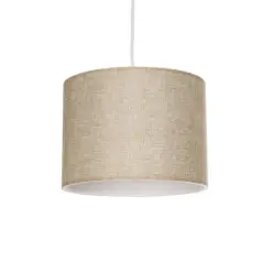 GLOBOSTAR® BLAZE 203-0107 Μοντέρνο Κρεμαστό Φωτιστικό Οροφής με Ντουί 1 x E27 AC 220-240V IP20 - Μπεζ - Μ22 x Π22 x Υ20cm