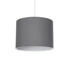 GLOBOSTAR® BLAZE 203-0108 Μοντέρνο Κρεμαστό Φωτιστικό Οροφής με Ντουί 1 x E27 AC 220-240V IP20 - Γκρι - Μ22 x Π22 x Υ20cm