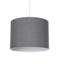 GLOBOSTAR® BLAZE 203-0108 Μοντέρνο Κρεμαστό Φωτιστικό Οροφής με Ντουί 1 x E27 AC 220-240V IP20 - Γκρι - Μ22 x Π22 x Υ20cm