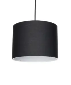 GLOBOSTAR® BLAZE 203-0109 Μοντέρνο Κρεμαστό Φωτιστικό Οροφής με Ντουί 1 x E27 AC 220-240V IP20 - Μαύρο - Μ22 x Π22 x Υ20cm