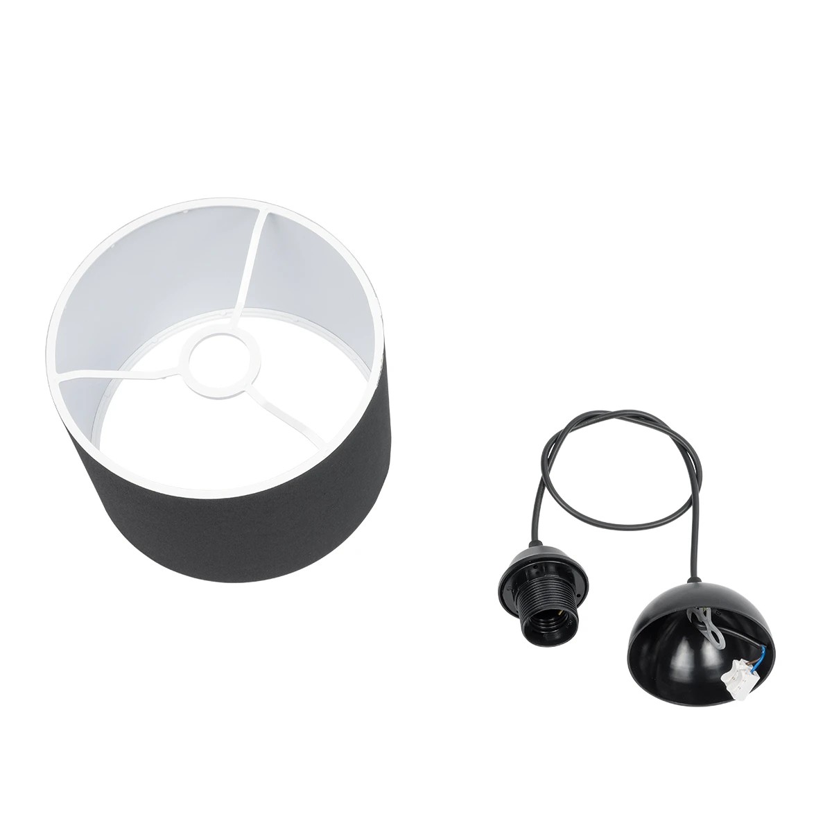 GLOBOSTAR® BLAZE 203-0109 Μοντέρνο Κρεμαστό Φωτιστικό Οροφής με Ντουί 1 x E27 AC 220-240V IP20 - Μαύρο - Μ22 x Π22 x Υ20cm - Image 11