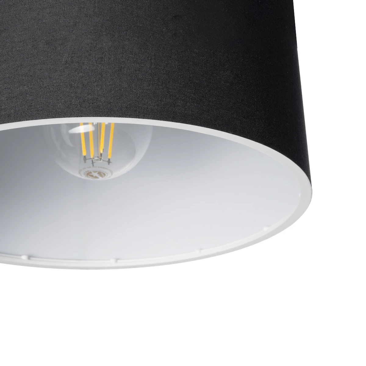 GLOBOSTAR® BLAZE 203-0109 Μοντέρνο Κρεμαστό Φωτιστικό Οροφής με Ντουί 1 x E27 AC 220-240V IP20 - Μαύρο - Μ22 x Π22 x Υ20cm - Image 8
