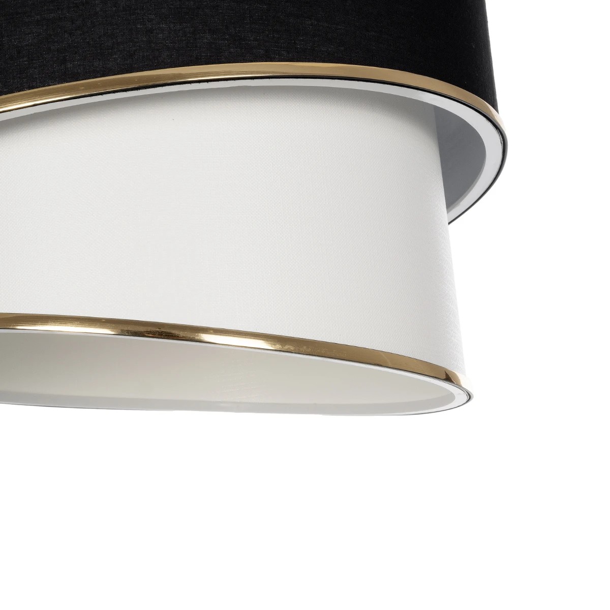 GLOBOSTAR® SONIA 203-0120 Μοντέρνο Κρεμαστό Φωτιστικό Οροφής με Ντουί 1 x E27 AC 220-240V IP20 - Μαύρο & Λευκό - Μ30 x Π30 x Υ24cm - Image 8