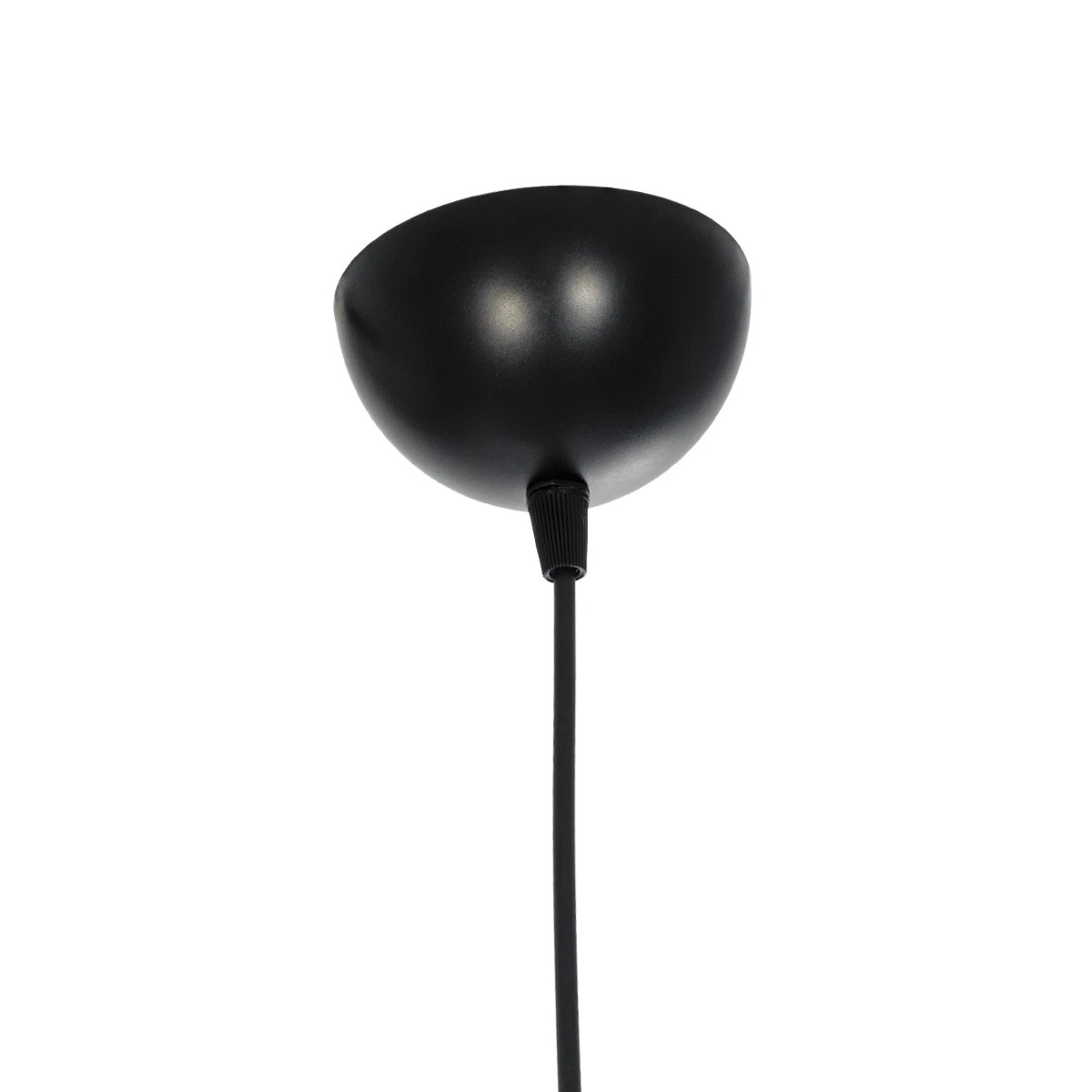 GLOBOSTAR® SONIA 203-0120 Μοντέρνο Κρεμαστό Φωτιστικό Οροφής με Ντουί 1 x E27 AC 220-240V IP20 - Μαύρο & Λευκό - Μ30 x Π30 x Υ24cm - Image 9