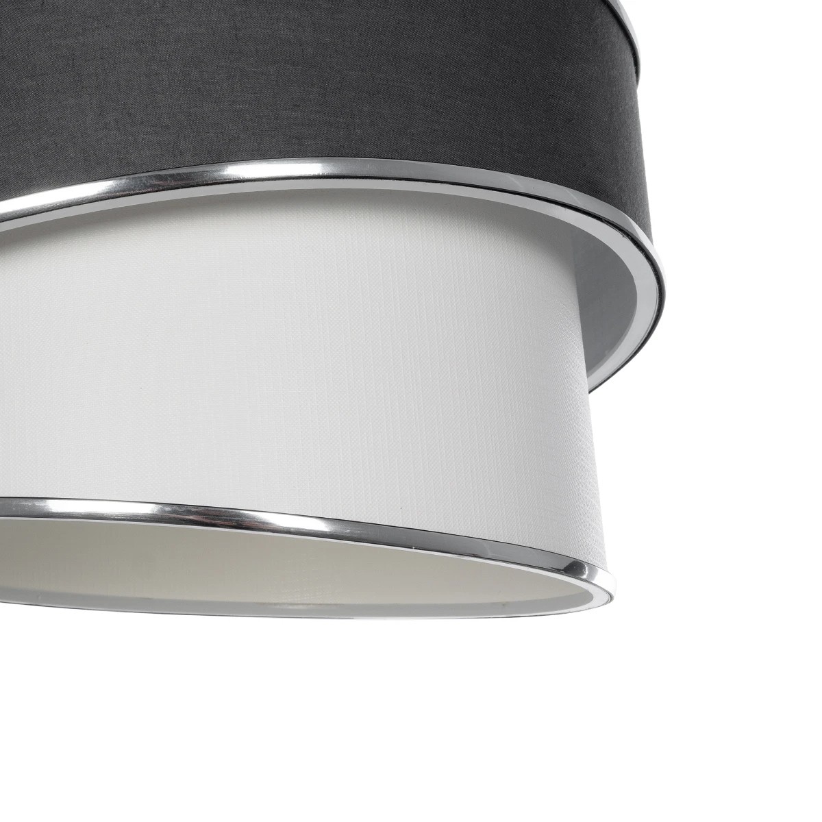 GLOBOSTAR® SONIA 203-0123 Μοντέρνο Κρεμαστό Φωτιστικό Οροφής με Ντουί 1 x E27 AC 220-240V IP20 - Γκρι & Λευκό - Μ30 x Π30 x Υ24cm - Image 8