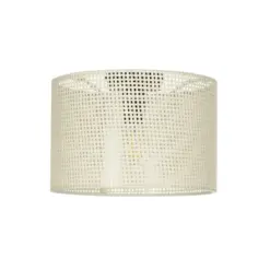 GLOBOSTAR® CILIO 203-0150 Μοντέρνο Φωτιστικό Οροφής με Ντουί 1 x E27 AC 220-240V IP20 - Λευκό - Μ30 x Π30 x Υ22cm