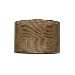 GLOBOSTAR® CILIO 203-0151 Μοντέρνο Φωτιστικό Οροφής με Ντουί 1 x E27 AC 220-240V IP20 - Καφέ - Μ30 x Π30 x Υ22cm