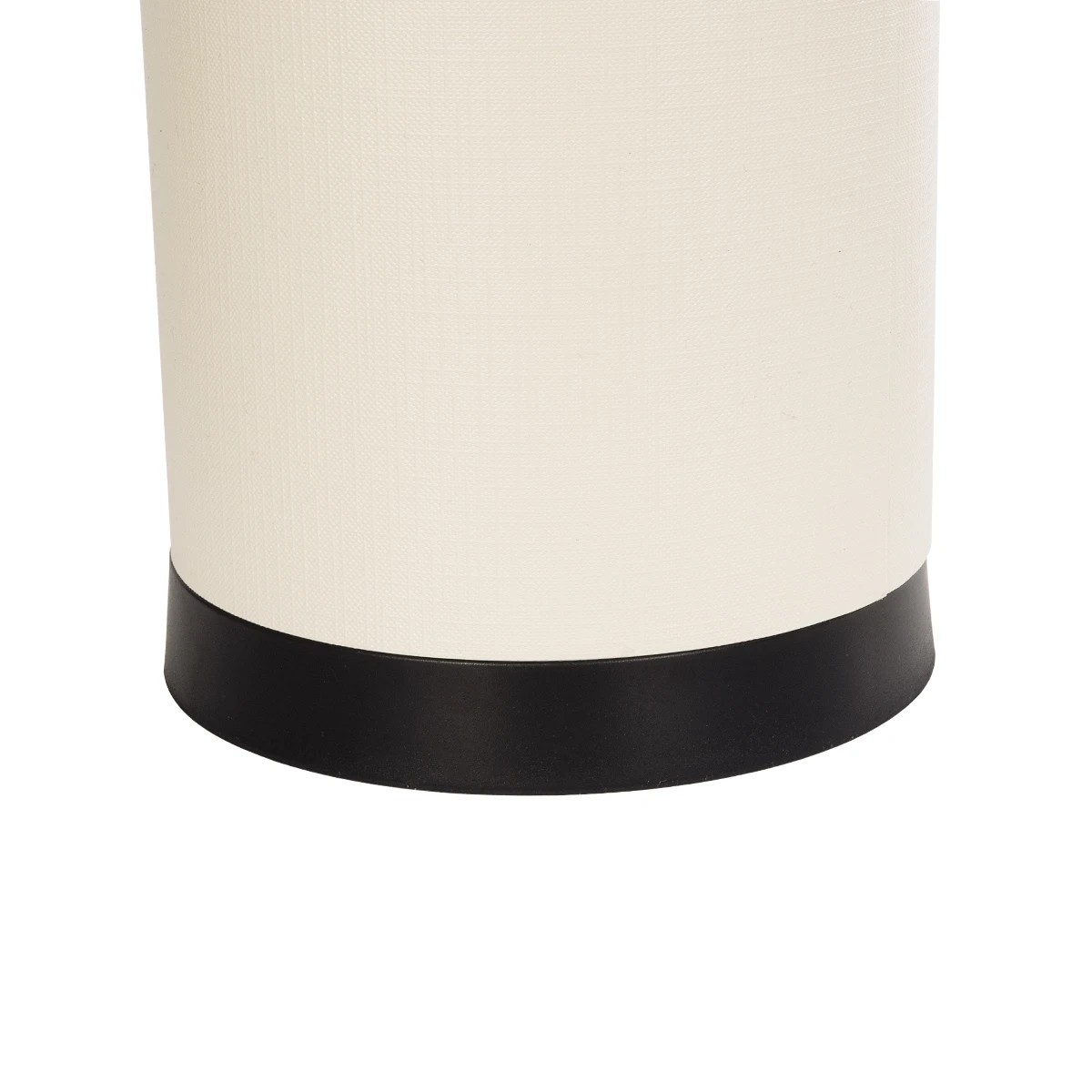 GLOBOSTAR® CYLINDER 203-0183 Μοντέρνο Επιτραπέζιο Φωτιστικό Πορτατίφ με Ντουί 1 x E27 AC 220-240V IP20 - Μαύρο & Μπεζ - Μ14 x Π14 x Υ22cm - Image 7
