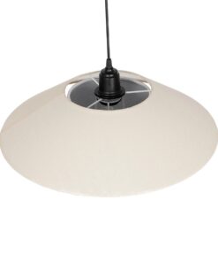 GLOBOSTAR® STORM 203-0293 Μοντέρνο Κρεμαστό Φωτιστικό Οροφής με Ντουί 1 x E27 AC 220-240V IP20 – Μαύρο & Λευκό – Μ50 x Π50 x Υ24cm