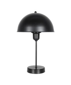 GLOBOSTAR® GAZETA 203-0296 Μοντέρνο Επιτραπέζιο Φωτιστικό Πορτατίφ με Ντουί 1 x E27 AC 220-240V IP20 – Μαύρο – Μ25 x Π25 x Υ39cm