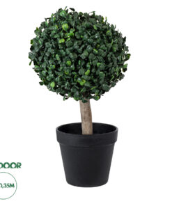 GloboStar® Artificial Garden BUXUS 20404 Τεχνητό Διακοσμητικό Φυτό Πυξός Υ35cm