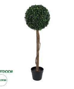 GloboStar® Artificial Garden BUXUS 20406 Τεχνητό Διακοσμητικό Φυτό Πυξός Υ90cm