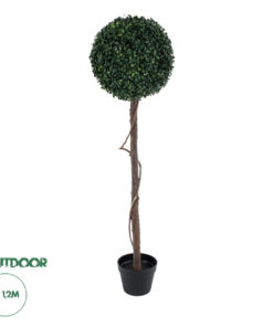 GloboStar® Artificial Garden BUXUS 20407 Τεχνητό Διακοσμητικό Φυτό Πυξός Υ120cm