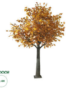 GloboStar® Artificial Garden ACER RUBRUM SYCAMORE TREE 20437 Τεχνητό Διακοσμητικό Δέντρο Κόκκινος Σφένδαμος Υ400cm