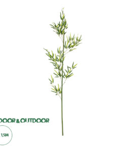 GloboStar® Artificial Garden BAMBOO BRANCH 20438 Τεχνητό Διακοσμητικό Κλαδί Μπαμπού Υ150cm
