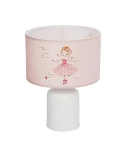 GLOBOSTAR® BALLERINA 204-0029 Παιδικό Επιτραπέζιο Φωτιστικό Πορτατίφ με Ντουί 1 x E27 AC 220-240V IP20 - Πολύχρωμο - Μ24 x Π24 x Υ32cm