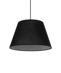 GLOBOSTAR® TRIANGLE 204-0088 Μοντέρνο Κρεμαστό Φωτιστικό Οροφής με Ντουί 1 x E27 AC 220-240V IP20 - Μαύρο - Μ35 x Π35 x Υ24cm