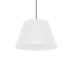GLOBOSTAR® TRIANGLE 204-0089 Μοντέρνο Κρεμαστό Φωτιστικό Οροφής με Ντουί 1 x E27 AC 220-240V IP20 - Λευκό - Μ35 x Π35 x Υ24cm