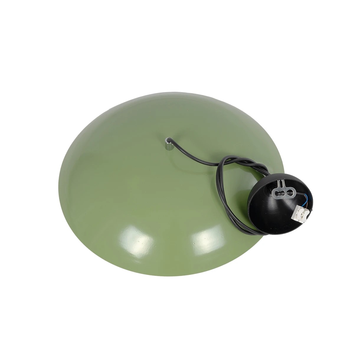 GLOBOSTAR® AURA 204-0119 Μοντέρνο Κρεμαστό Φωτιστικό Οροφής με Ντουί 1 x E27 AC 220-240V IP20 - Πράσινο & Λευκό - Μ31 x Π31 x Υ27cm - Image 11