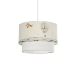 GLOBOSTAR® BALLON 204-0121 Παιδικό Κρεμαστό Φωτιστικό Οροφής με Ντουί 1 x E27 AC 220-240V IP20 - Πολύχρωμο - Μ30 x Π30 x Υ20cm