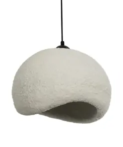 GLOBOSTAR® STONE 204-0124 Μοντέρνο Κρεμαστό Φωτιστικό Οροφής με Ντουί 1 x E27 AC 220-240V IP20 - Γκρι - Μ35 x Π31 x Υ26cm