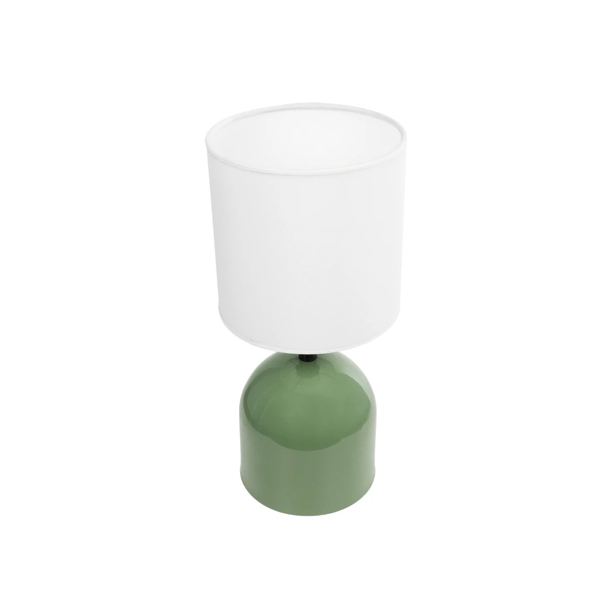 GLOBOSTAR® LOREN 204-0136 Μοντέρνο Επιτραπέζιο Φωτιστικό Πορτατίφ με Ντουί 1 x E14 AC 220-240V IP20 - Πράσινο & Μπεζ - Μ15,5 x Π15,5 x Υ33cm - Image 6