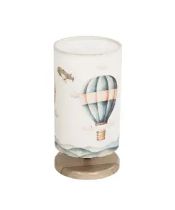 GLOBOSTAR® BALLON 204-0145 Παιδικό Επιτραπέζιο Φωτιστικό Πορτατίφ με Ντουί 1 x E14 AC 220-240V IP20 - Πολύχρωμο - Μ15 x Π15 x Υ30cm