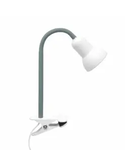 GLOBOSTAR® TAVOLO 204-0152 Παιδικό Επιτραπέζιο Φωτιστικό Πορτατίφ με Ντουί 1 x E14 AC 220-240V IP20 - Πράσινο & Λευκό - Μ11 x Π9 x Υ35cm