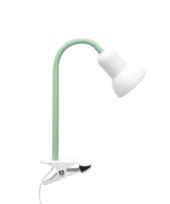 GLOBOSTAR® TAVOLO 204-0153 Παιδικό Επιτραπέζιο Φωτιστικό Πορτατίφ με Ντουί 1 x E14 AC 220-240V IP20 - Πράσινο & Λευκό - Μ11 x Π9 x Υ35cm