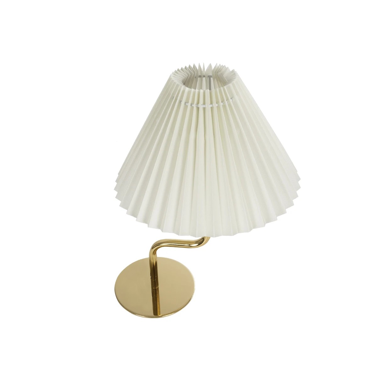 GLOBOSTAR® LIVL 204-0169 Μοντέρνο Επιτραπέζιο Φωτιστικό Πορτατίφ με Ντουί 1 x E27 AC 220-240V IP20 - Χρυσό & Μπεζ - Μ22 x Π22 x Υ34cm - Image 6