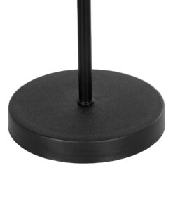 GLOBOSTAR® LARA 204-0196 Μοντέρνο Επιτραπέζιο Φωτιστικό Πορτατίφ με Ντουί 1 x E27 AC 220-240V IP20 – Μαύρο – Μ24 x Π24 x Υ36cm