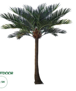 GloboStar® Artificial Garden COCONUT PALM TREE 20594 Τεχνητό Διακοσμητικό Φοινικόδεντρο Κοκοφοίνικας Υ500cm