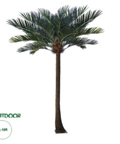 GloboStar® Artificial Garden COCONUT PALM TREE 20595 Τεχνητό Διακοσμητικό Φοινικόδεντρο Κοκοφοίνικας Υ600cm