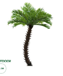 GloboStar® Artificial Garden PHOENIX ROEBELENII PALM TREE 20596 Τεχνητό Διακοσμητικό Φυτό Φοινικόδεντρο Ρομπελίνι Εξωτερικού Χώρου IP68 UV Certified Protection Υ500cm