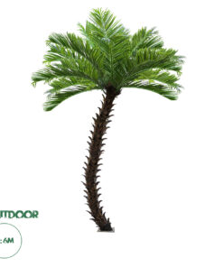 GloboStar® Artificial Garden PHOENIX ROEBELENII PALM TREE 20597 Τεχνητό Διακοσμητικό Φυτό Φοινικόδεντρο Ρομπελίνι Εξωτερικού Χώρου IP68 UV Certified Protection Υ600cm