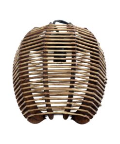 GLOBOSTAR® BOND 205-0050 Boho Φωτιστικό Τοίχου – Απλίκα με Ντουί 1 x E27 AC 220-240V IP20 – Μπεζ – M35 x Π18 x Υ32cm
