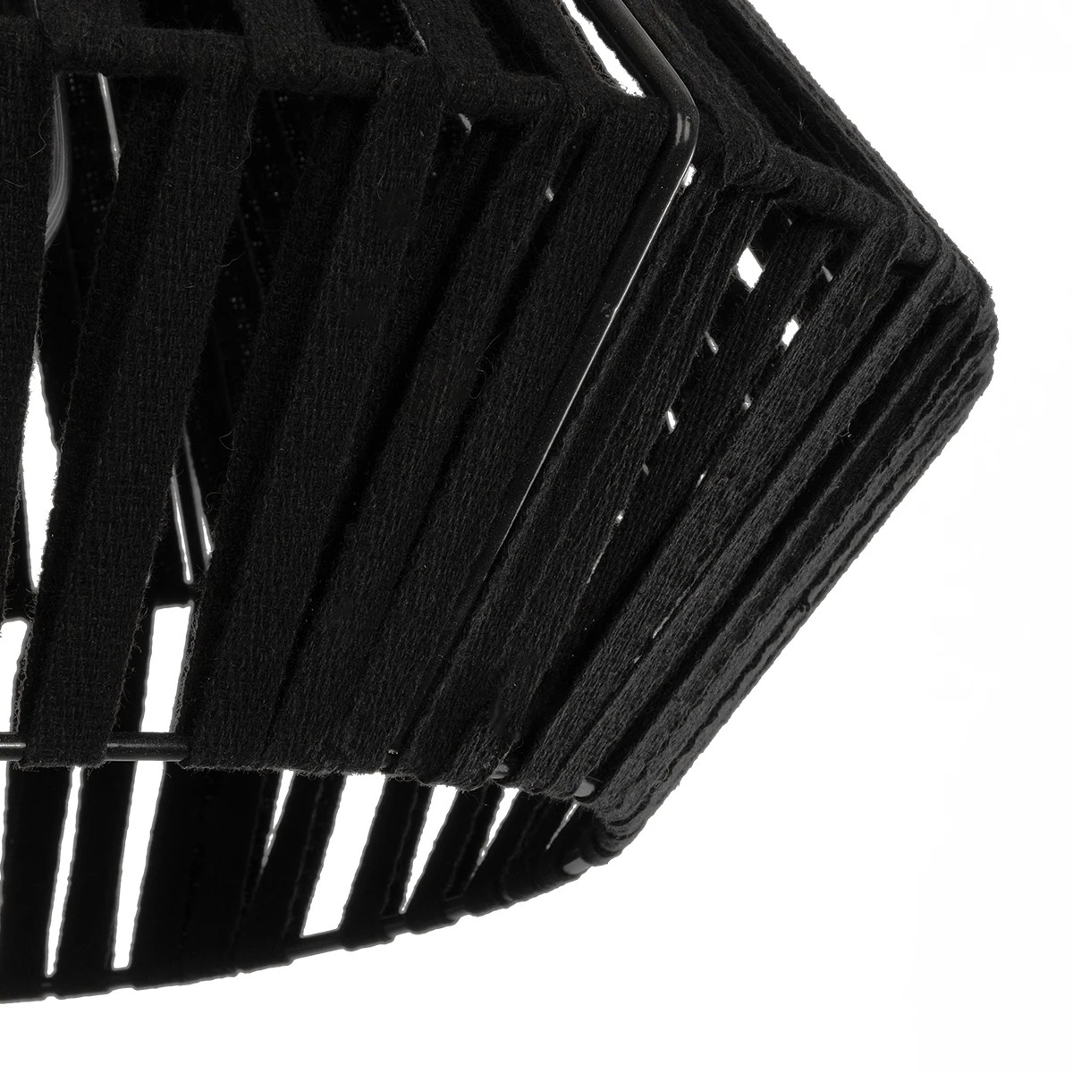GLOBOSTAR® NUI 205-0061 Boho Κρεμαστό Φωτιστικό Οροφής με Ντουί 1 x E27 AC 220-240V IP20 - Μαύρο - M36 x Π36 x Υ27cm - Image 8