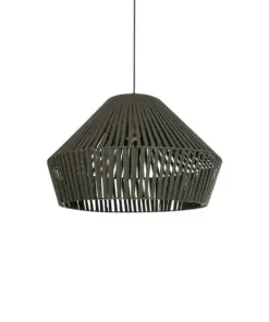 GLOBOSTAR® NUI 205-0070 Boho Κρεμαστό Φωτιστικό Οροφής με Ντουί 1 x E27 AC 220-240V IP20 - Πρασίνο - M60 x Π60 x Υ41cm