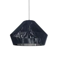 GLOBOSTAR® NUI 205-0072 Boho Κρεμαστό Φωτιστικό Οροφής με Ντουί 1 x E27 AC 220-240V IP20 - Μπλε - M60 x Π60 x Υ41cm