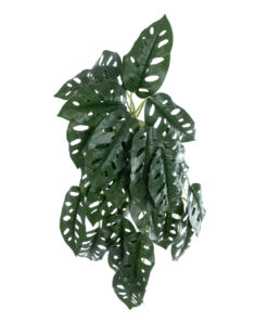Alternative view of GloboStar® Artificial Garden MONSTERA HANGING PLANT 20608 - Τεχνητό Διακοσμητικό Κρεμαστό Φυτό Μονστέρα Υ45cm
