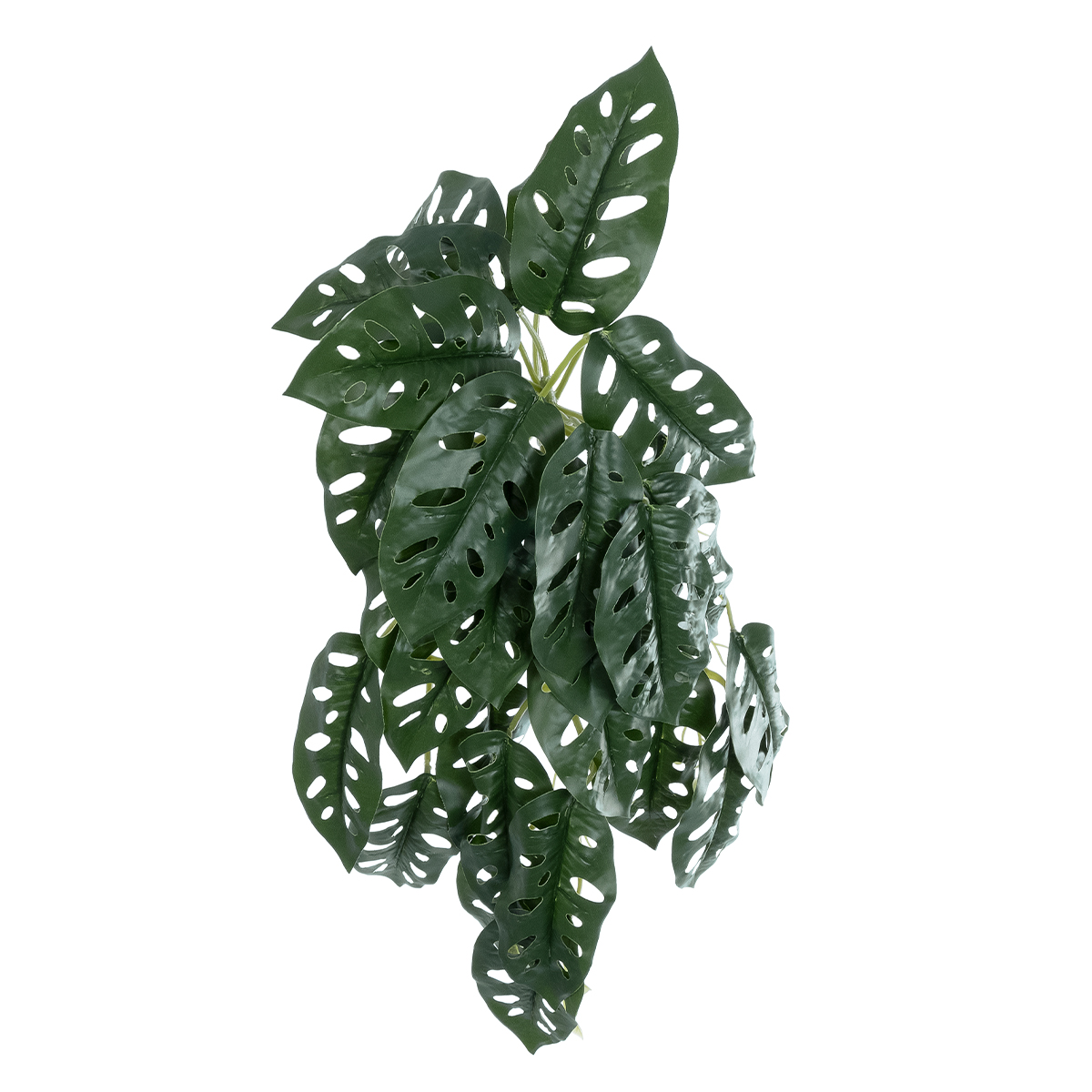 GloboStar® Artificial Garden MONSTERA HANGING PLANT 20608 - Τεχνητό Διακοσμητικό Κρεμαστό Φυτό Μονστέρα Υ45cm - Image 2