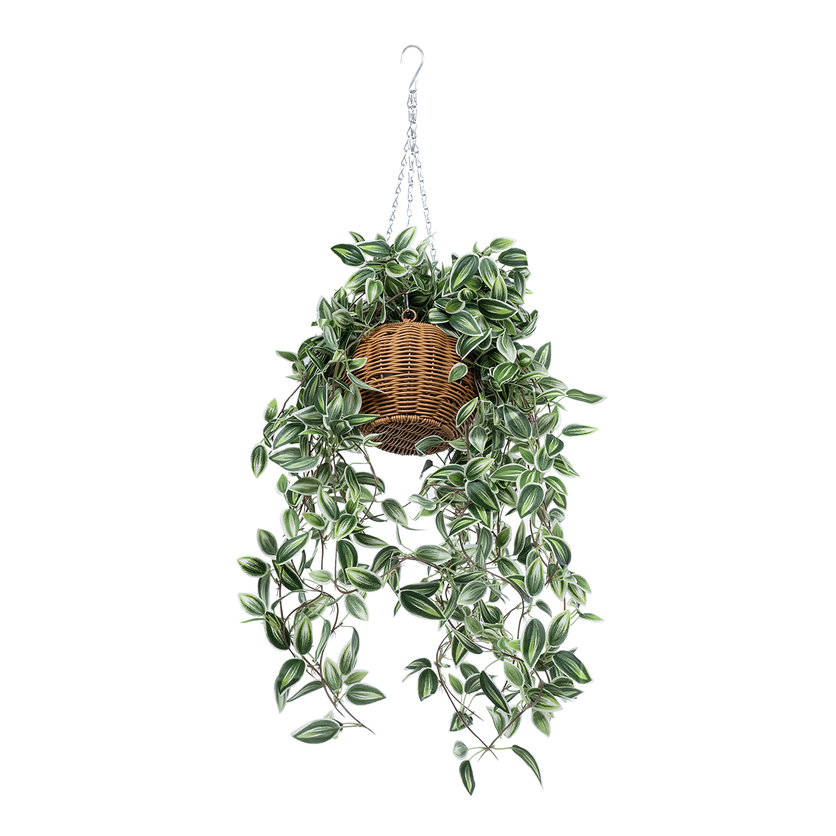 GloboStar® Artificial Garden GOLDEN BELL WILLOW HANGING PLANT 20627 Τεχνητό Κρεμαστό Διακοσμητικό Φυτό Ιτίας Y80cm - Image 4