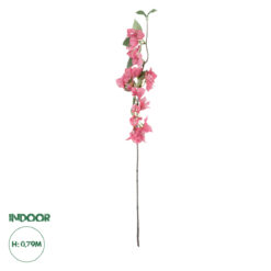 GloboStar® Artificial Garden BOUGANVILLEA BRANCH 20653 Τεχνητό Διακοσμητικό Κλαδί Βουκαμβίλιας Y79cm