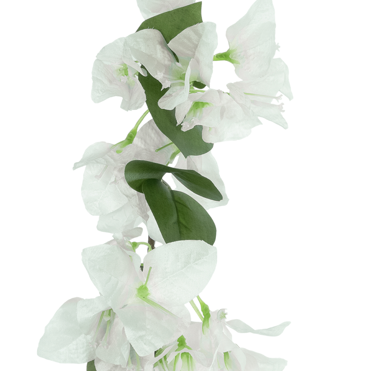 GloboStar® Artificial Garden BOUGAUVILLEA BRANCH 20657 Τεχνητό Διακοσμητικό Κλαδί Μπουκανβίλιας Λευκή Y80cm - Image 3