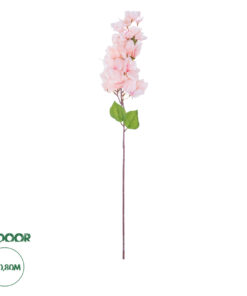 GloboStar® Artificial Garden BOUGAUVILLEA BRANCH 20660 Τεχνητό Διακοσμητικό Κλαδί Μπουκανβίλιας Ροζ - Πορτοκαλί Y80cm