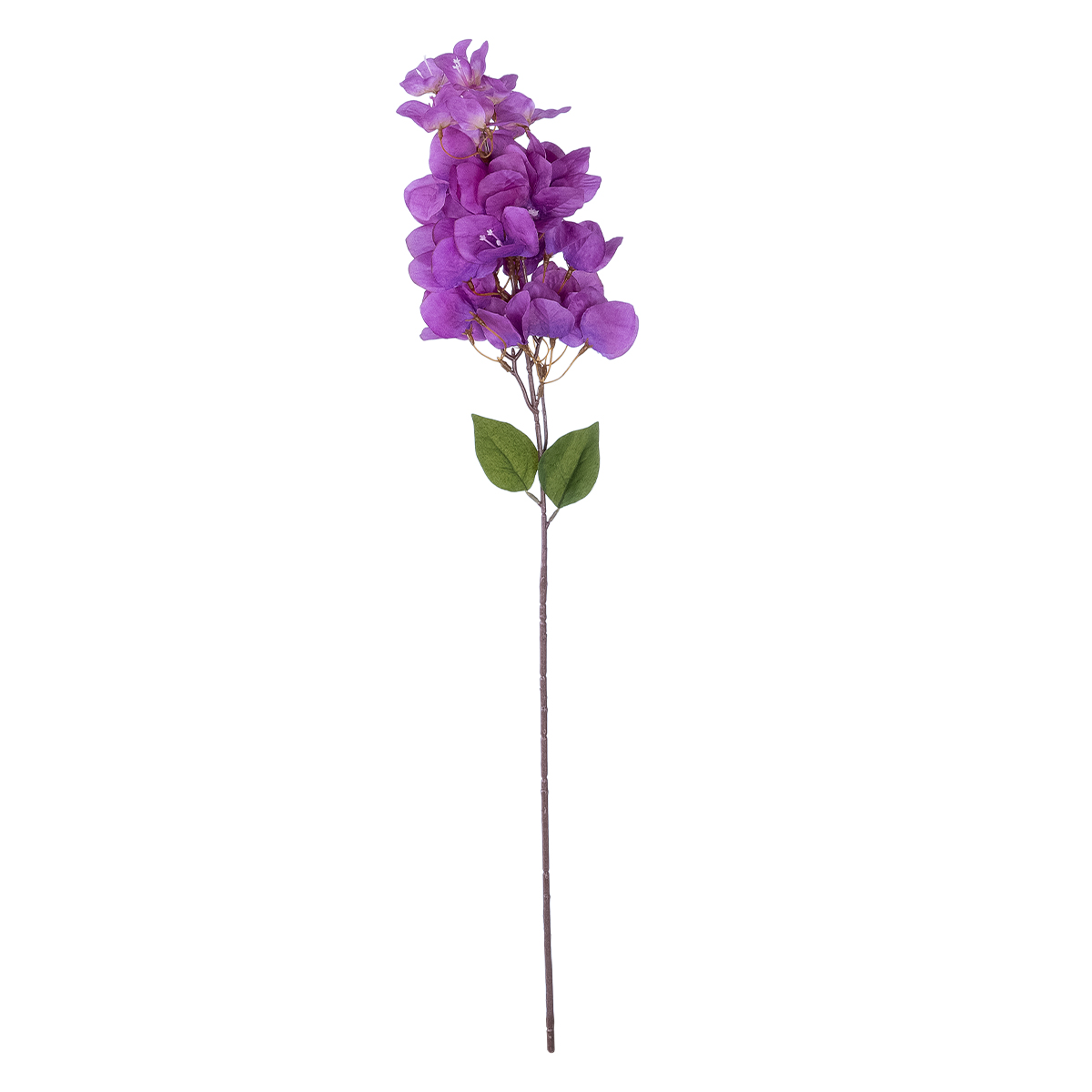 GloboStar® Artificial Garden BOUGAUVILLEA BRANCH 20661 Τεχνητό Διακοσμητικό Κλαδί Μπουκανβίλιας Μωβ Y80cm - Image 2